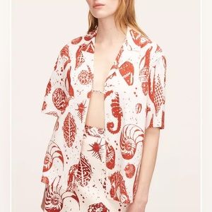 NWT Rebecca Taylor Sea Shore Top